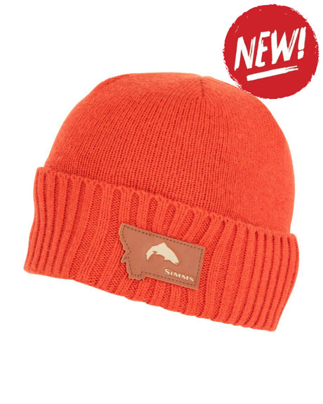Caciula SIMMS Big Sky Wool Beanie Simms Orange - One size