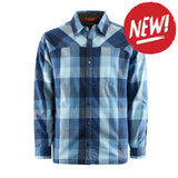 Camasa Grundens Bankside Ocean Plaid