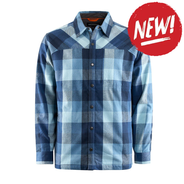 Camasa Grundens Bankside Ocean Plaid
