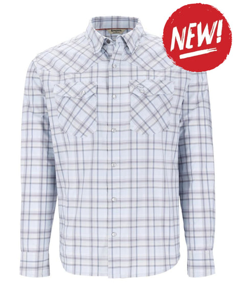 Camasa SIMMS Brackett Shirt Bimini Plaid - S - SPORTS