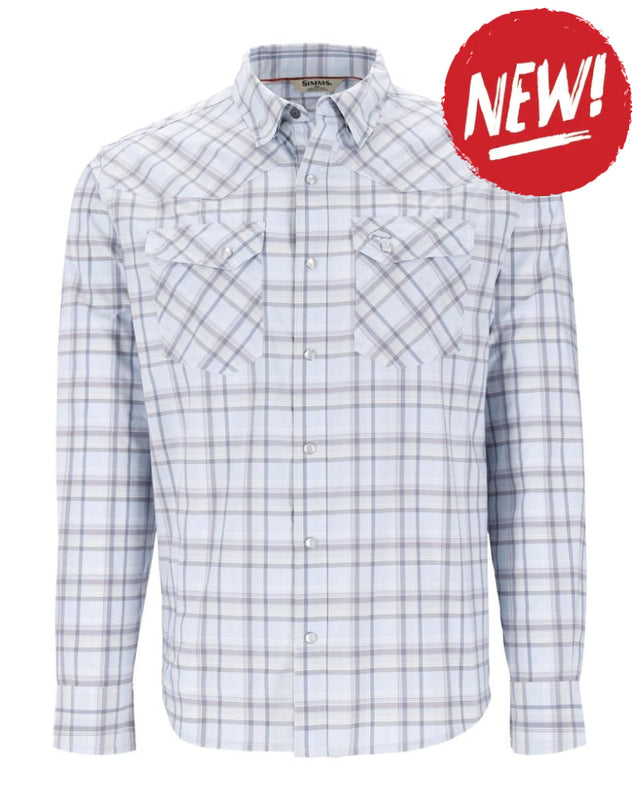 Camasa SIMMS Brackett Shirt Bimini Plaid - S - SPORTS