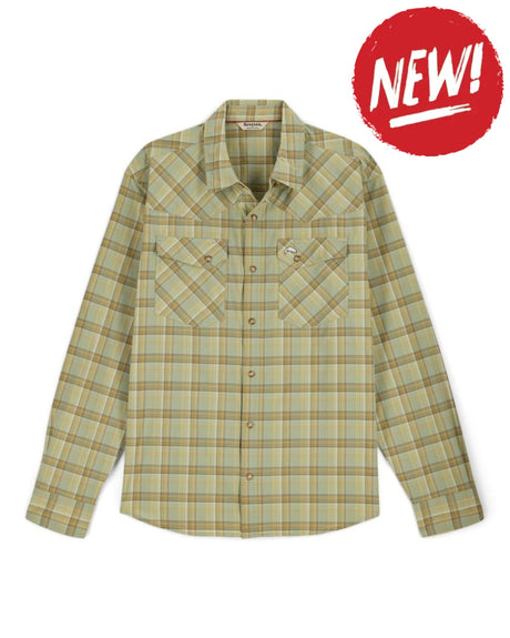Camasa SIMMS Brackett Shirt Pale Pine Brackett - S - SPORTS
