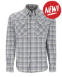 Camasa SIMMS Brackett Shirt Sterling Plaid - S - SPORTS
