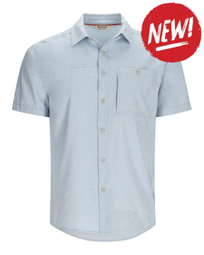 Camasa SIMMS Simms Challenger SS Shirt Steel Blue - S