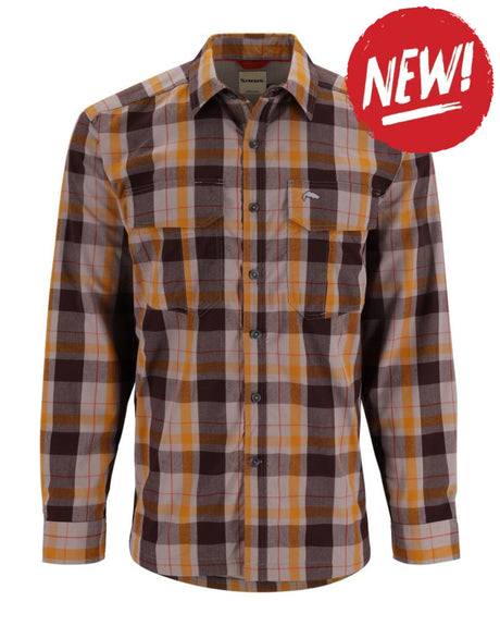 Camasa SIMMS ColdWeather Shirt Dolomite Logan Plaid - S