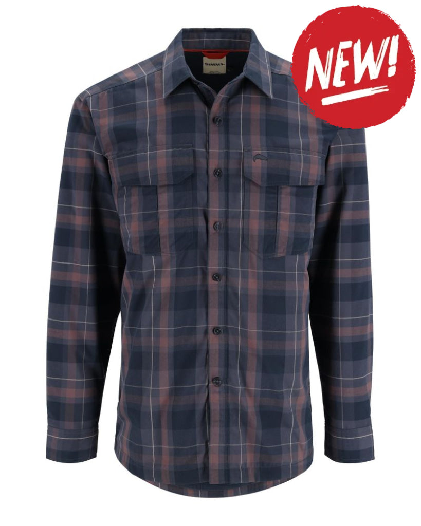 Camasa SIMMS ColdWeather Shirt Selvedge Logan Plaid - S