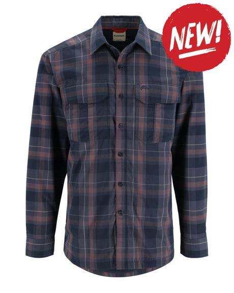 Camasa SIMMS ColdWeather Shirt Selvedge Logan Plaid - S