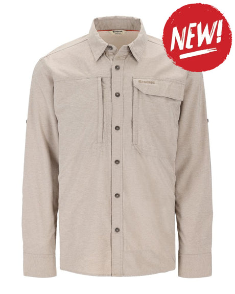 Camasa SIMMS Guide BugStopper Shirt Dolomite Heather - S