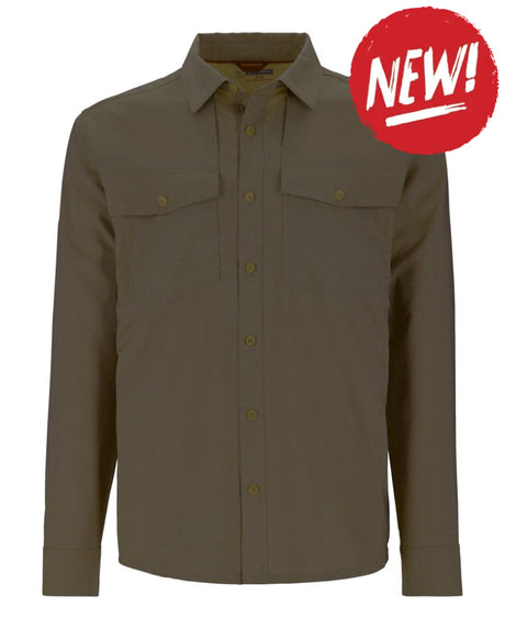 Camasa SIMMS No-See-Um Bugstopper Shirt Loden Heather - S