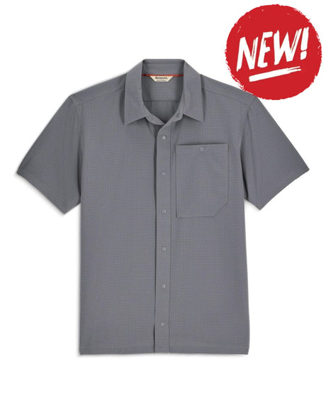 Camasa SIMMS Tailout Air SS Shirt Steel - S - SPORTS
