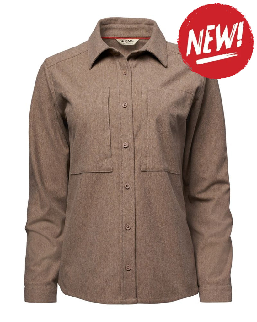 Camasa SIMMS Women’s Guide Knit Shirt Silt Heather - XS