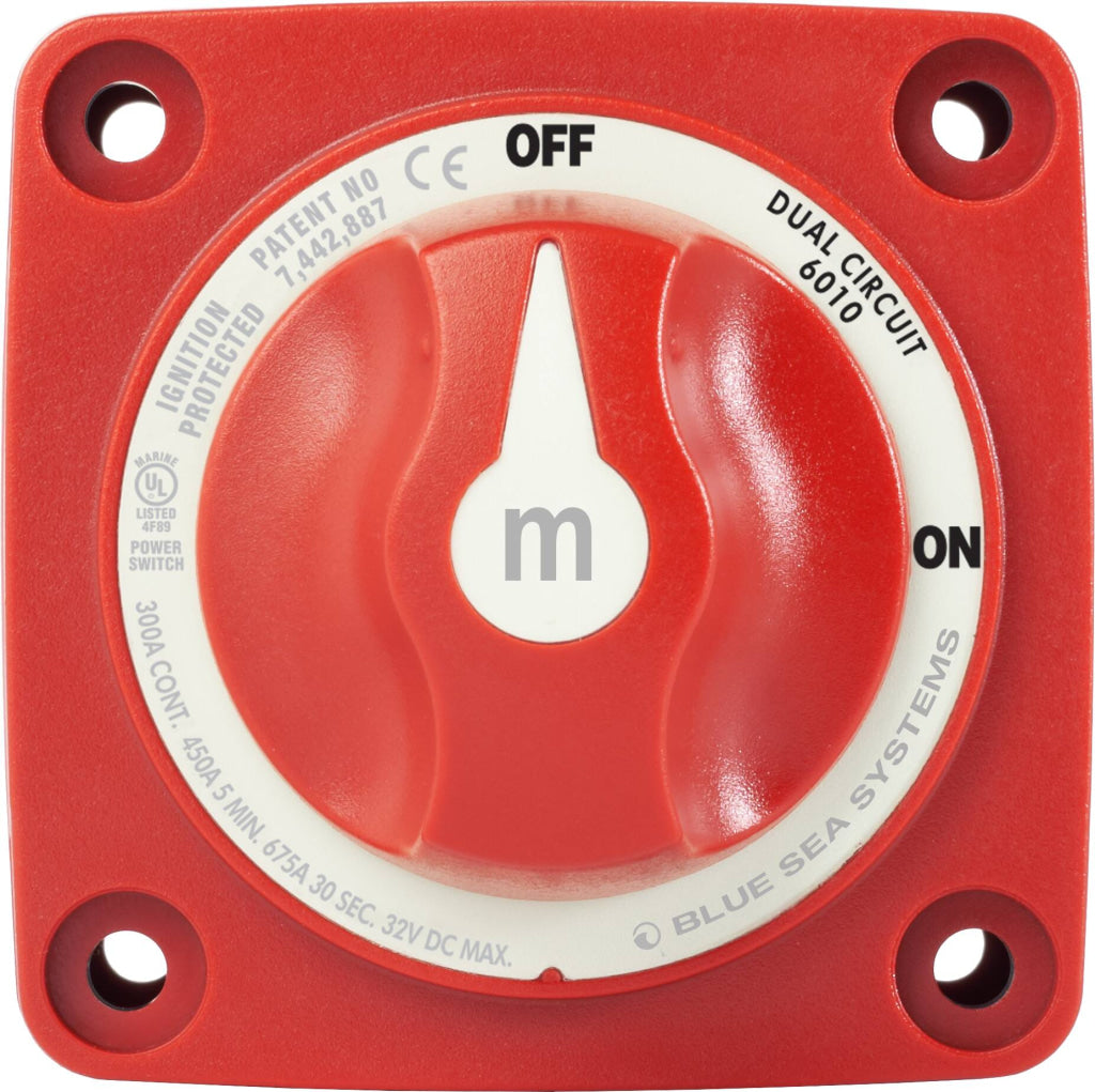 Comutator de baterie BlueSea cu circuit dublu seria