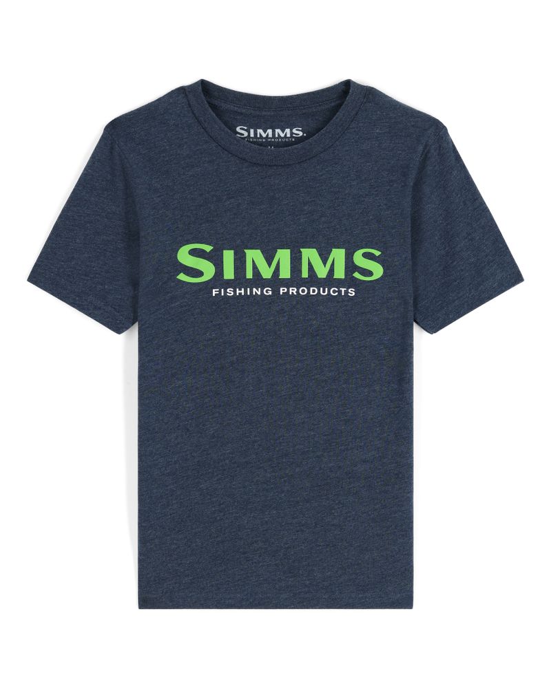 Tricouri SIMMS Kids Logo T-Shirt Harbor Blue