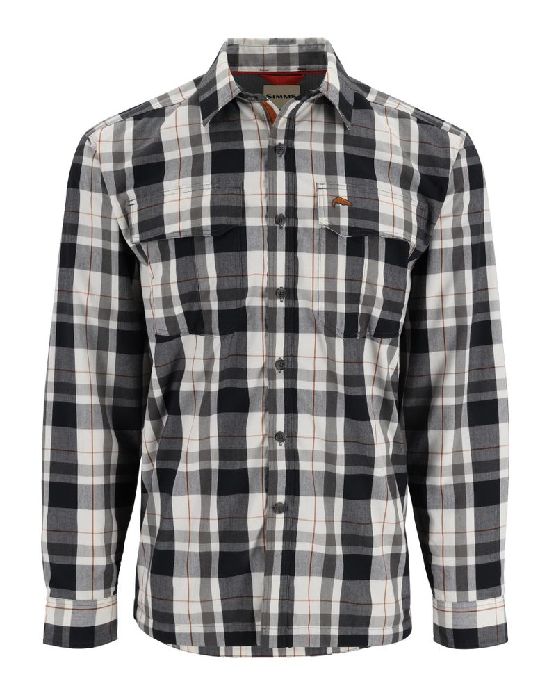 Sport SIMMS ColdWeather Shirt Gunmetal Logan Plaid