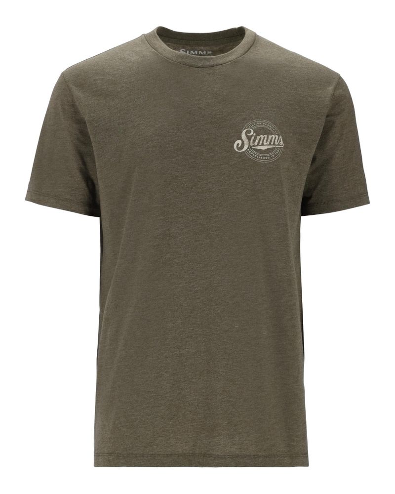 Tricouri SIMMS Circle Lockup T-Shirt Military Heather