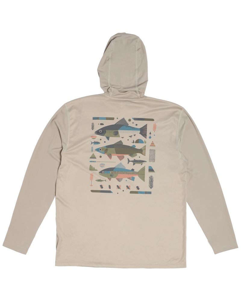 Sport SIMMS Tech Hoody - Artist Series Lunar Gray Char
