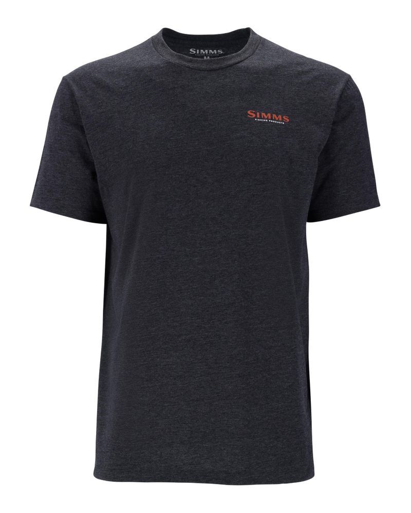 Tricouri SIMMS Let It Fly T-Shirt Charcoal Heather