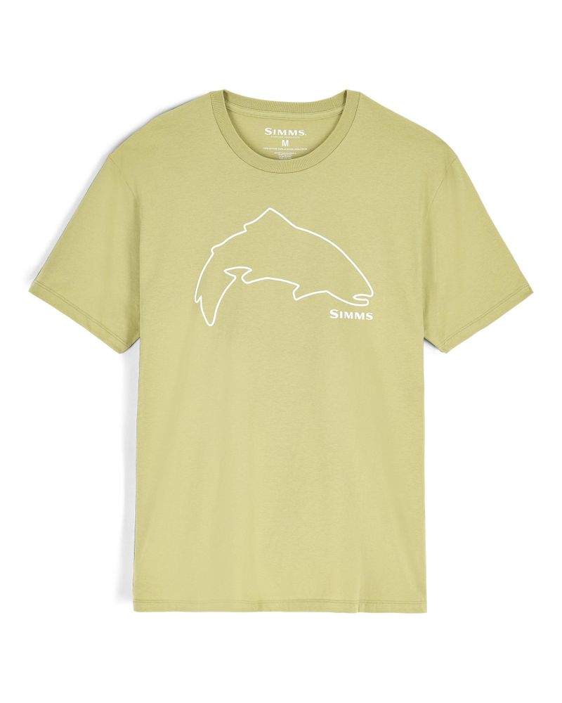 Tricouri SIMMS Trout Outline T-Shirt Tent Green