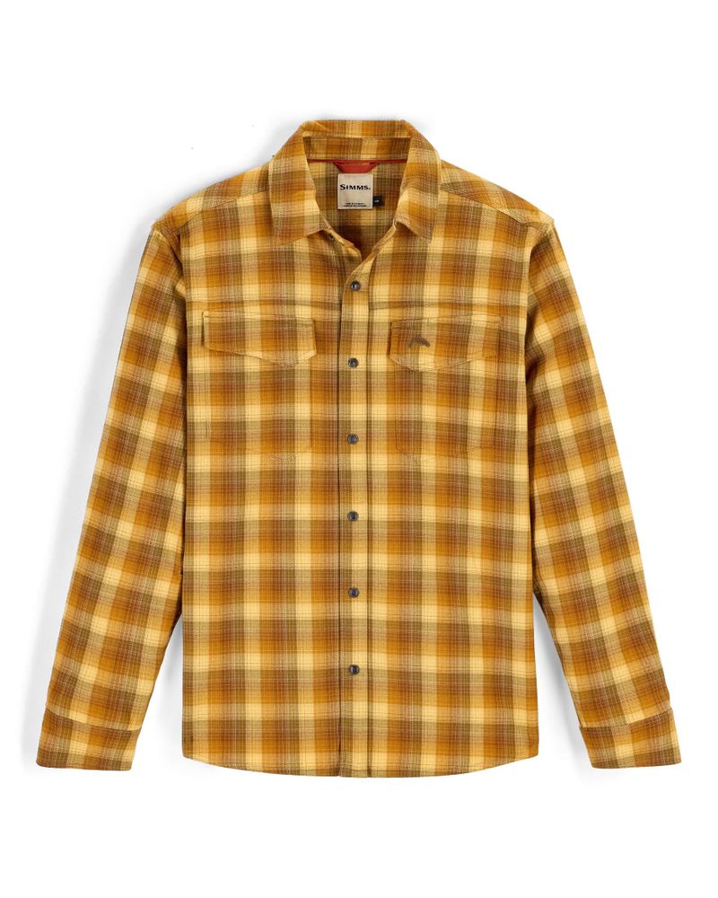 Sport SIMMS Gallatin Flannel Shirt Kennebec Plaid: Sandbar