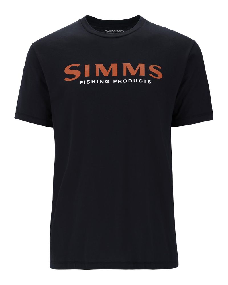 Tricouri SIMMS Simms Logo T-shirt Jet Black