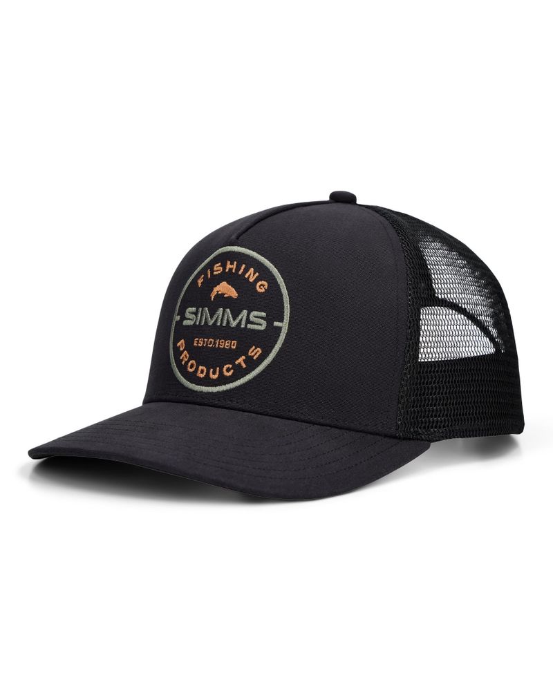 Caciula SIMMS Double Haul Trucker Black Rounder