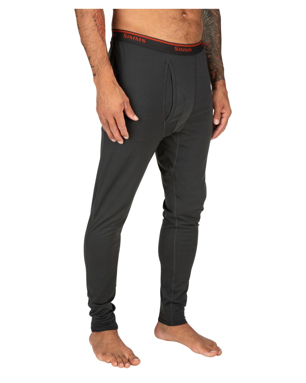 Pantaloni termici SIMMS Lightweight Baselayer Bottom Carbon