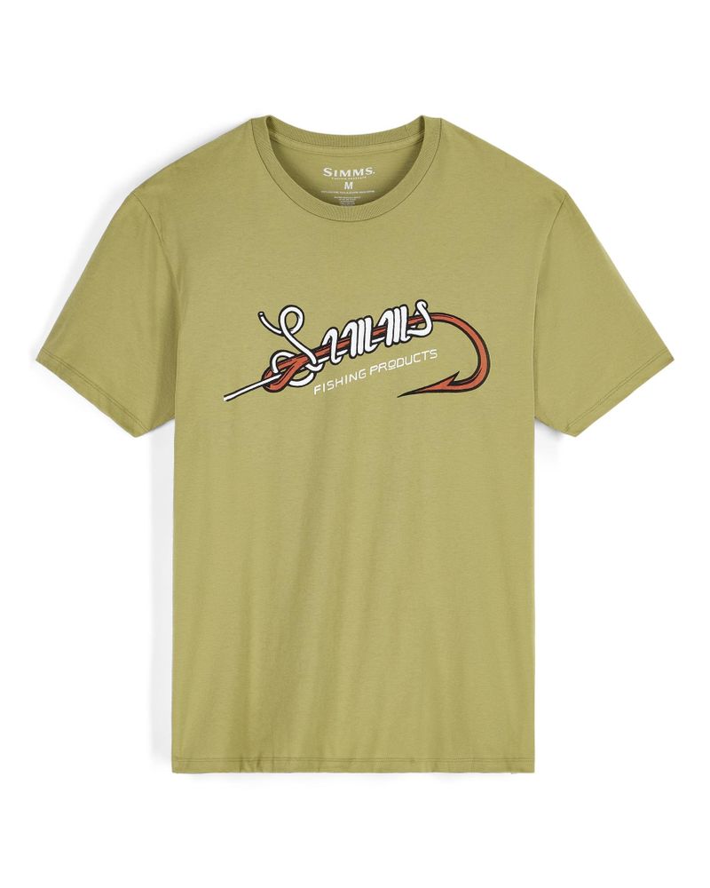 Tricouri SIMMS Simms Hook & Loop T-Shirt Tent Green