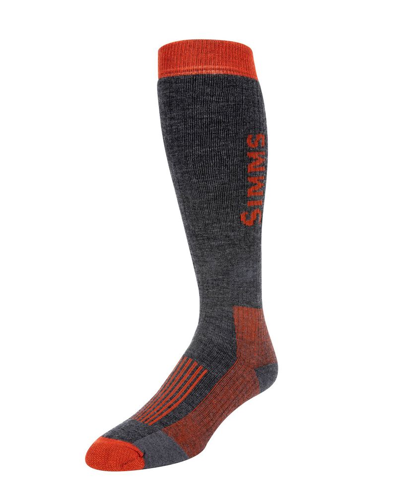 Sosete SIMMS Merino Midweight OTC Sock Carbon