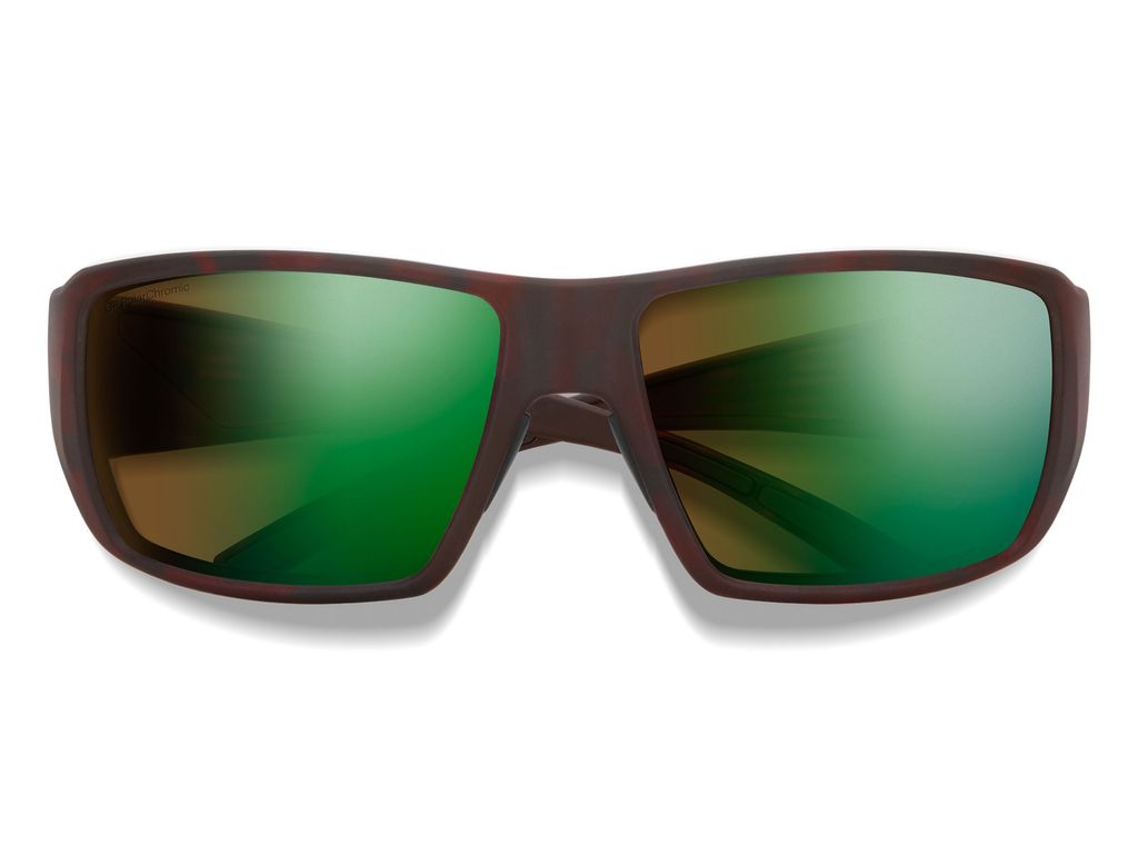 Ochelari polarizati Smith Optics Guide's Choice Matte Tortoise Polarchromic Brown Green Mirror