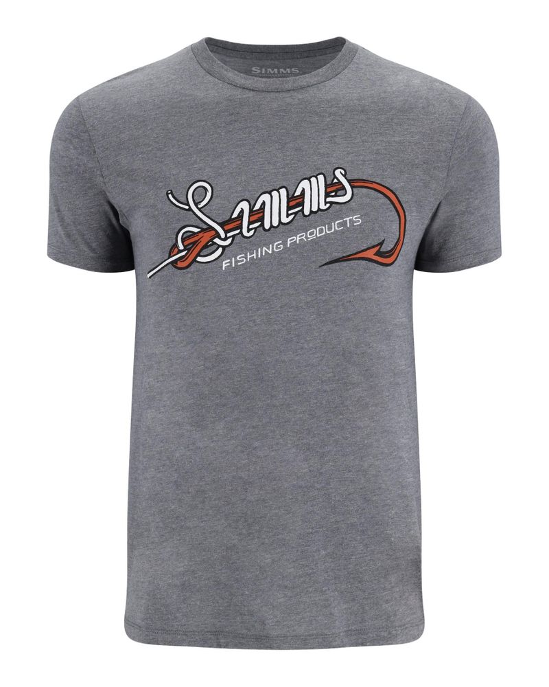 Tricouri SIMMS Simms Hook & Loop T-Shirt Athletic Heather