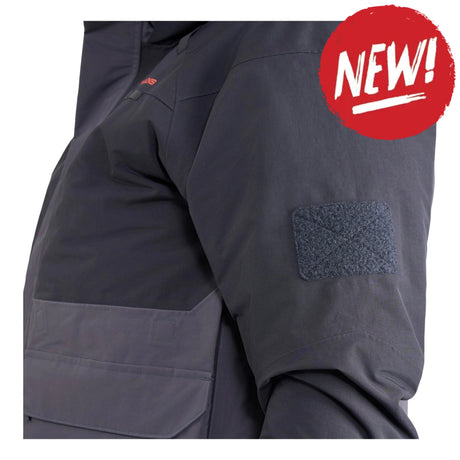 Geaca captusita impermeabila Grundens Ice Raider Dark Shadow