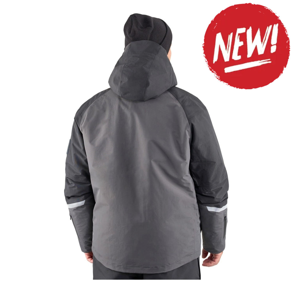Geaca captusita impermeabila Grundens Ice Raider Dark Shadow
