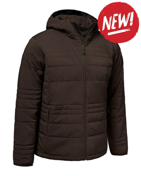 Geaca captusita SIMMS Fall Run Hooded Jacket Hickory - S