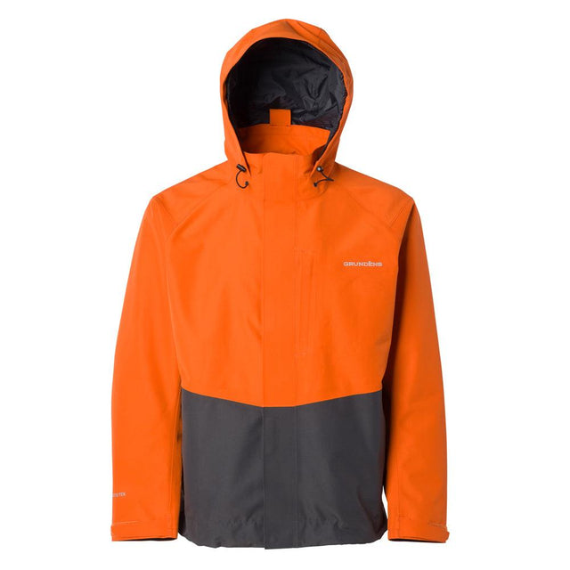 Geaca impermeabila Grundens DOWNRIGGER GORE-TEX Burnt Orange / Anchor - SpinningShop