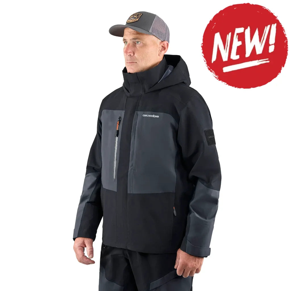 Geaca impermeabila Grundens GoreTex Pro Obsidian