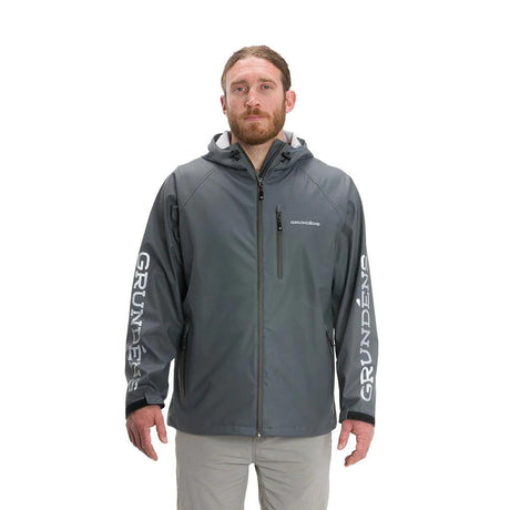 Geaca impermeabila Grundens TOURNEY JACKET Iron Grey - SpinningShop