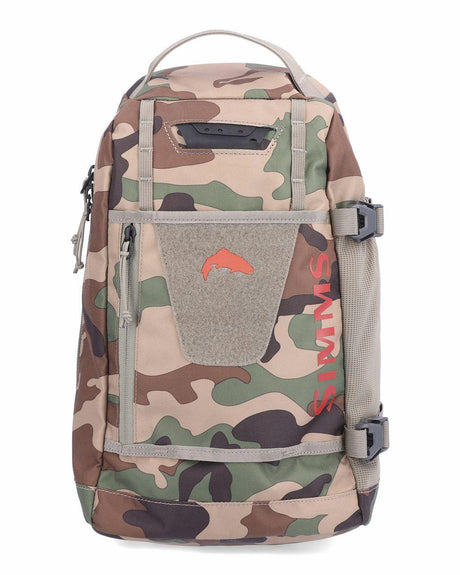 Geanta SIMMS Tributary Sling Pack Woodland Camo