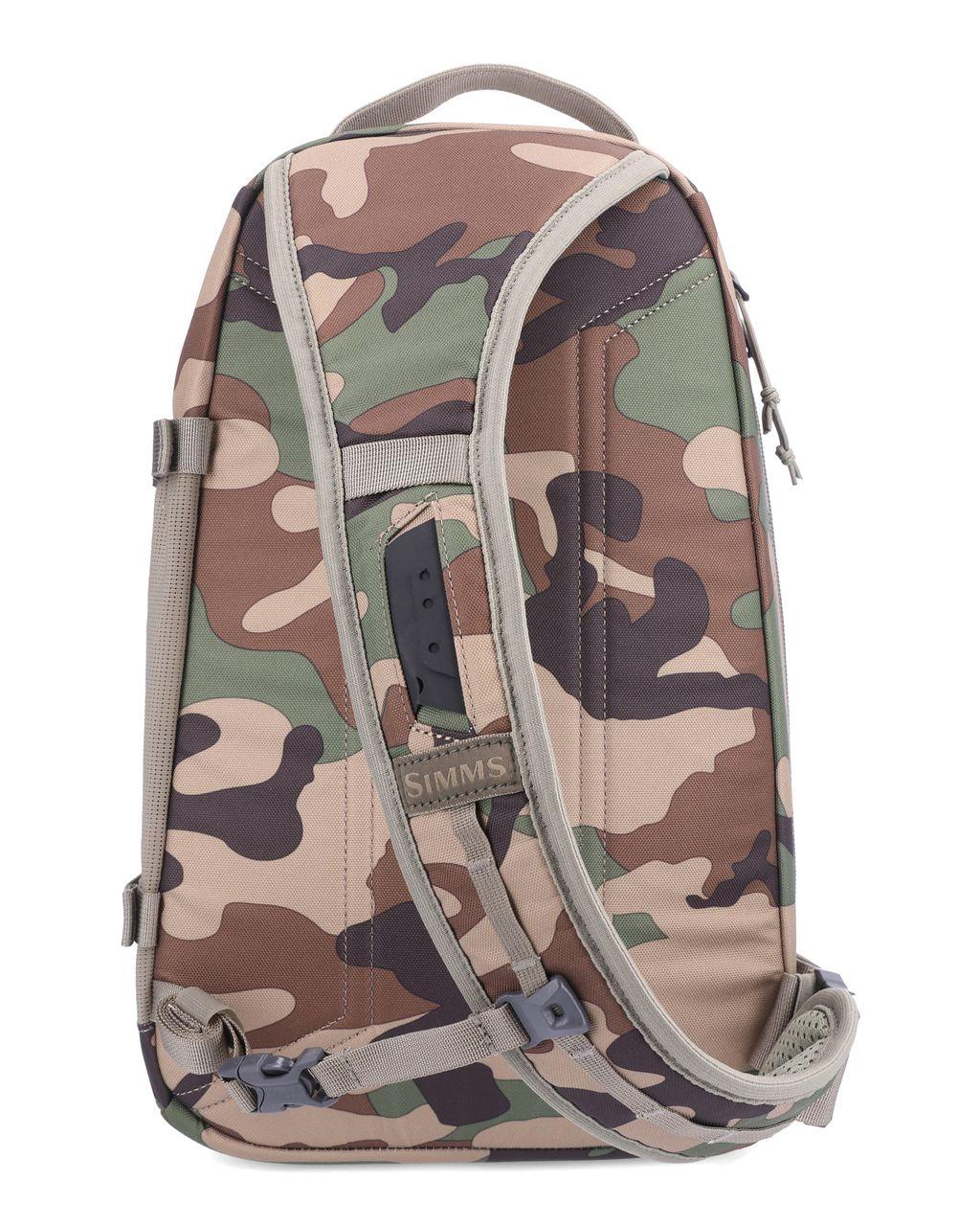 Geanta SIMMS Tributary Sling Pack Woodland Camo