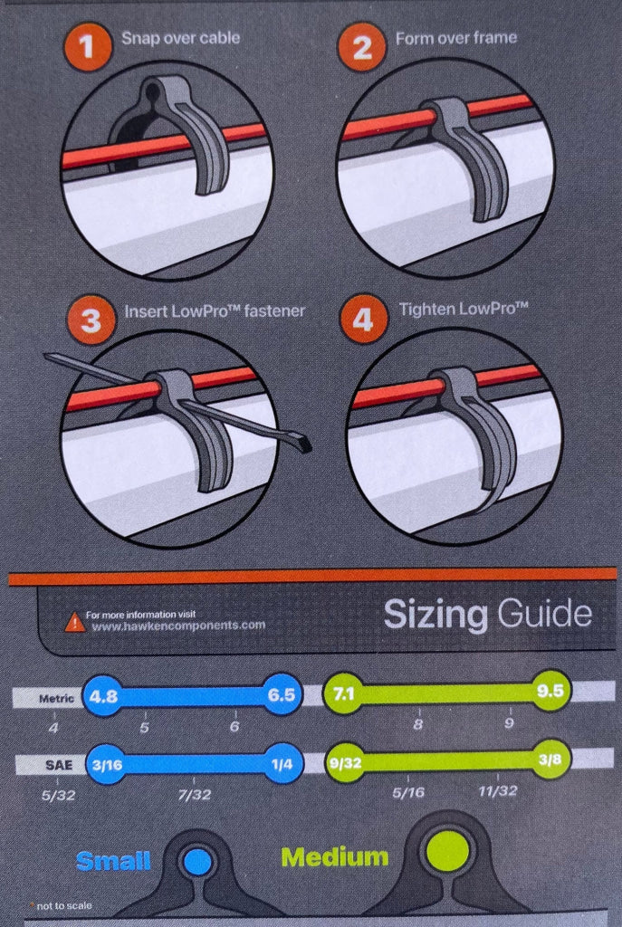 Gestionarea cablurilor DD26 – FLEXROUTE Cable Clamp Kit