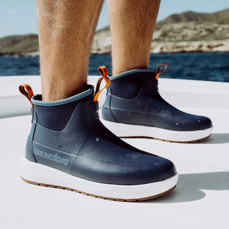 Ghete impermeabile Grundens Deck-Runner Blue Abyss