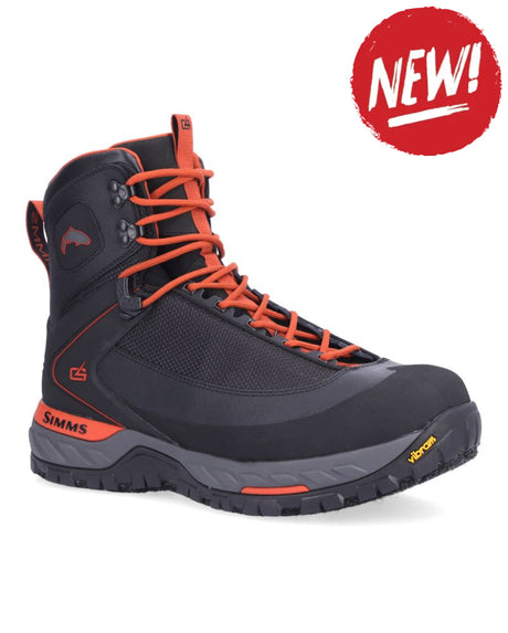Ghete SIMMS G4 Pro Powerlock Boot - Felt Carbon - US 09