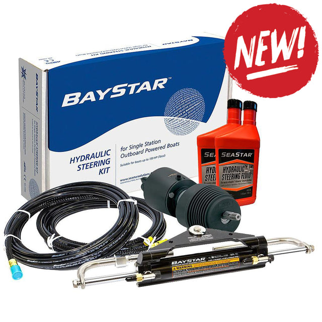 Guvernare Hidraulica Baystar Kit Lux Cu Helm Reglabil (Pana La 150Cp)