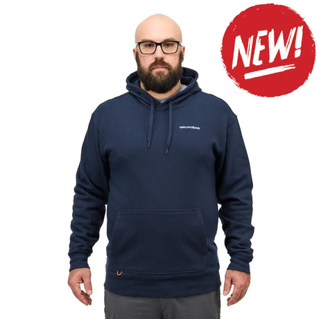 Hanorac Grundens Logo Boat Hoodie Dark Navy