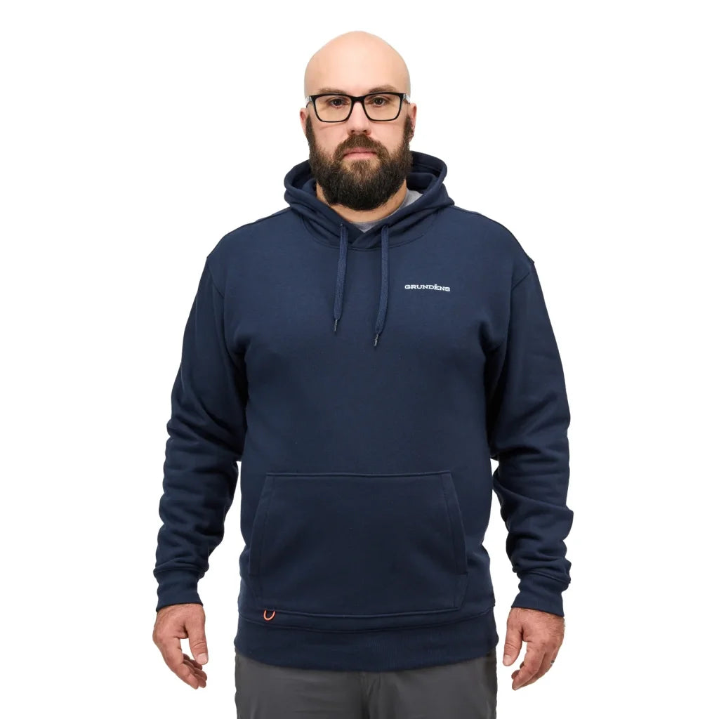 Hanorac Grundens Logo Boat Hoodie Dark Navy