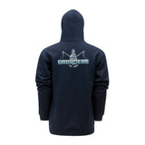 Hanorac Grundens Logo Boat Hoodie Dark Navy