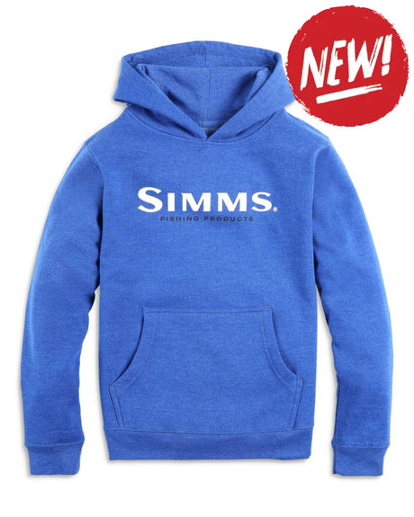 Hanorac SIMMS Kids Simms Logo Hoody Royal - S - TSHIRT