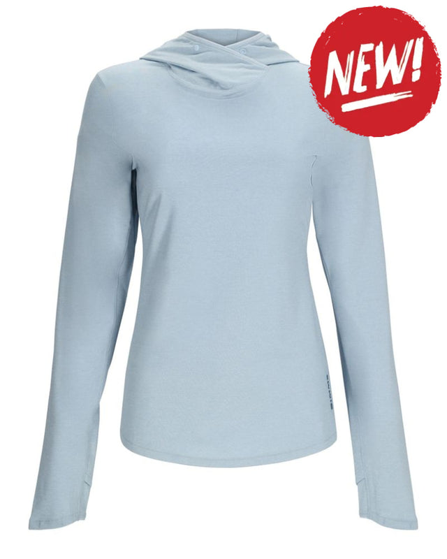 Hanorac SIMMS Women’s SolarFlex Hoody Steel Blue Heather