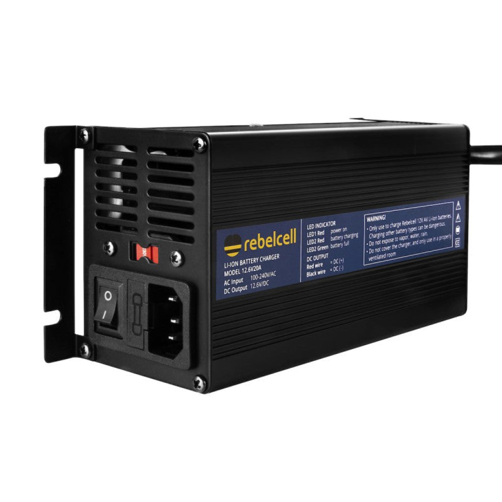 Incarcator baterie Li-ion Rebelcell 12V (12.6V 20A)