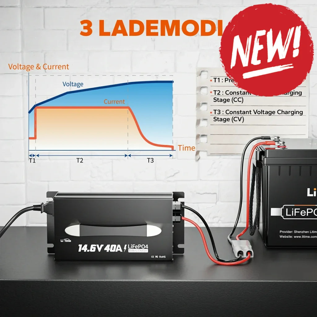 Incarcator Litime 12V (14.6V) 40A