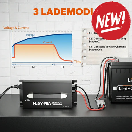 Incarcator Litime 12V (14.6V) 40A